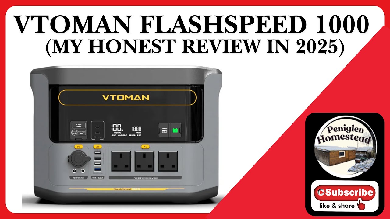 VTOMAN FlashSpeed 1000 Portable Power Station. (Honest Review In 2025)