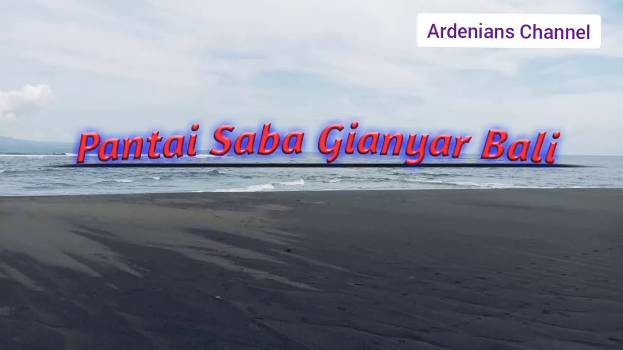 Pantai Saba yang natural
