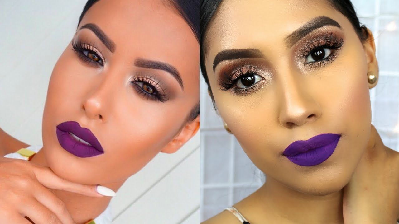 Amrezy INSPIRED MAKEUP TUTORIAL FT COLOURPOP BEDAZZLED ULTRA MATTE LIQUID LIPSTICK| HIGHLY REQUESTED