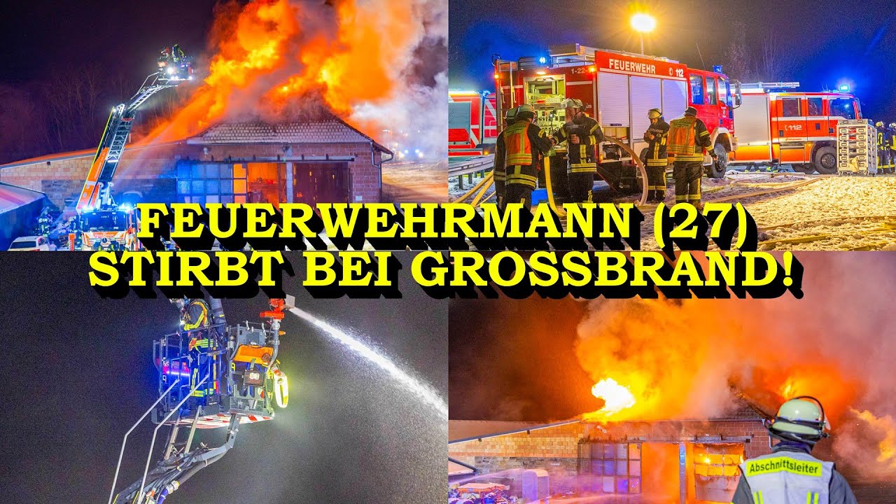 +++ TRAGÖDIE BEI GROSSBRAND: FEUERWEHRMANN (27) STIRBT IM EINSATZ +++ SEELSORGER IM EINSATZ
