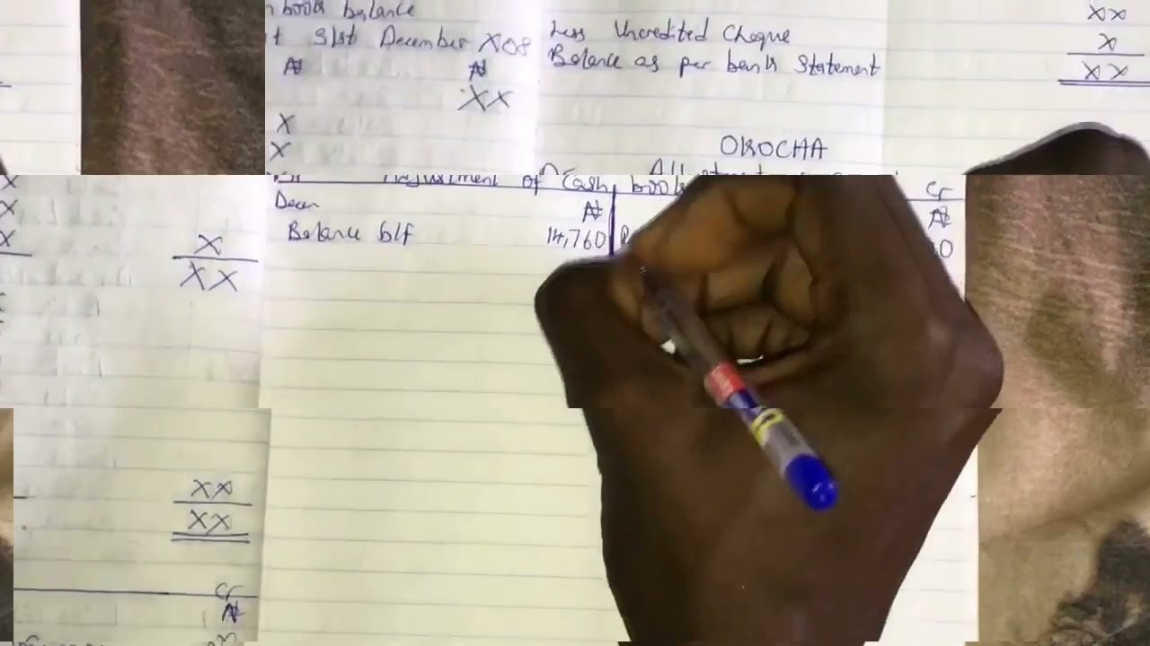 Bank Reconciliation Statement 2: The calculations part @jidexacademy660