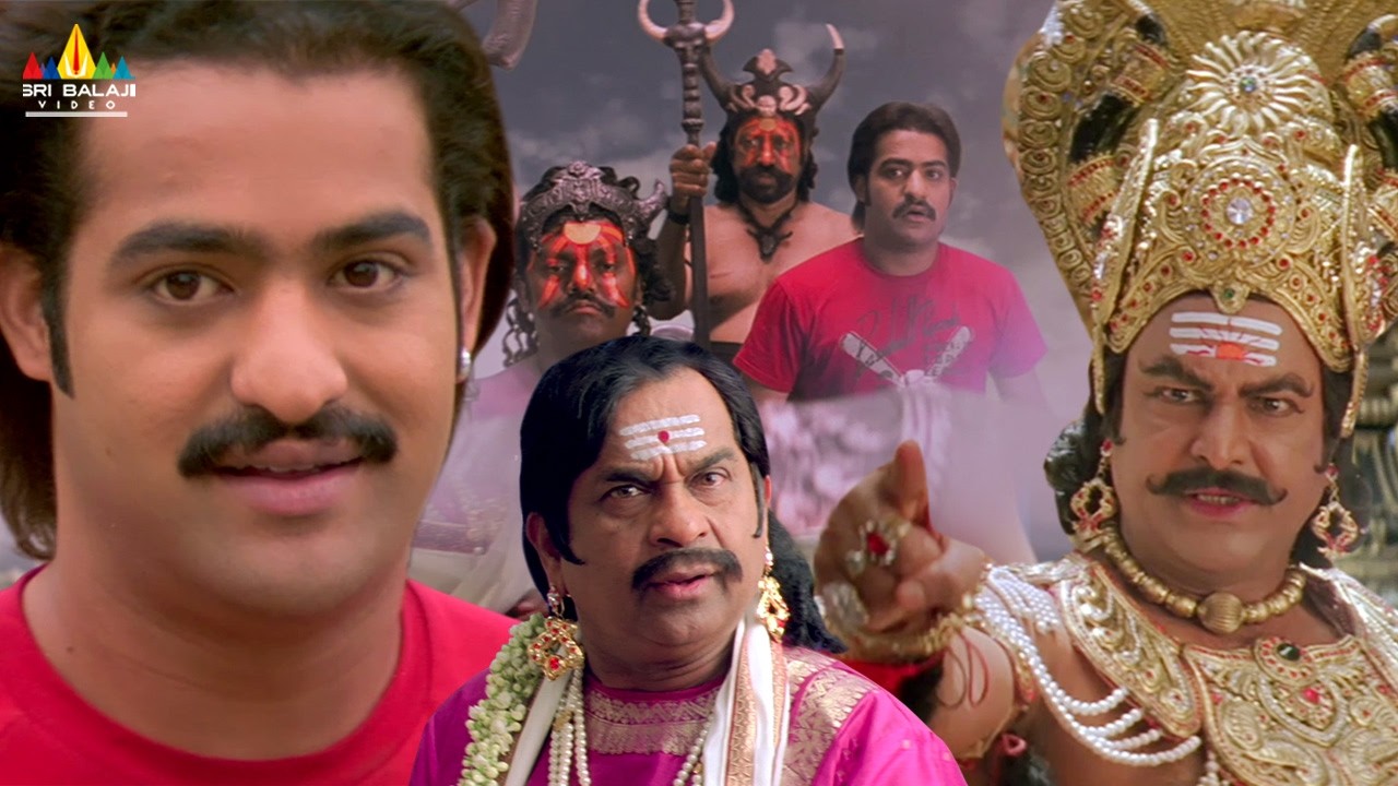 NTR Enter Into Yamalokam | Yamadonga | Latest Telugu Scenes | Mohan Babu, Brahmanandam