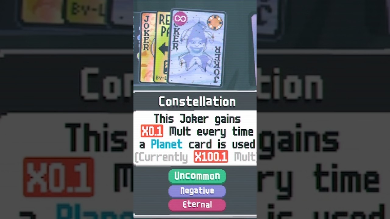 Can the constellation joker naneinf? #balatro