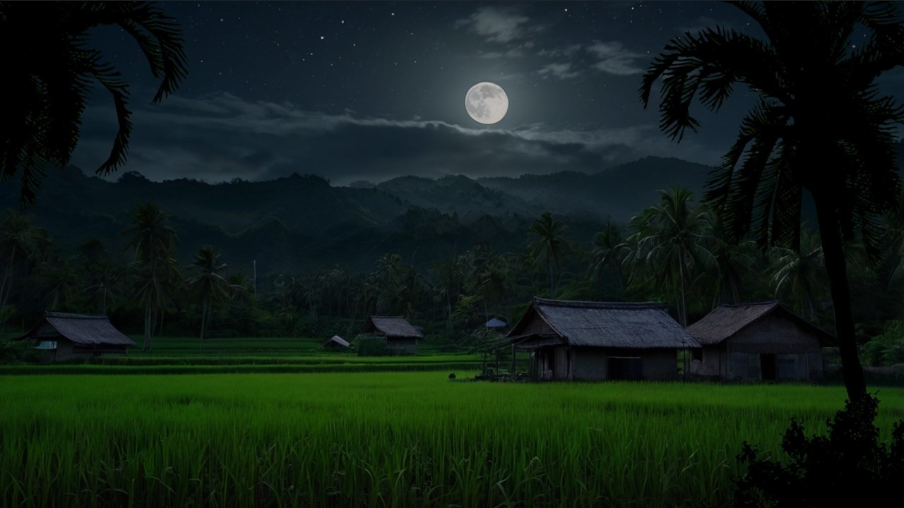 Nighttime Cricket Ambience ASMR | Relaxing Nature Sounds to Sleep, Study, or Meditate 🌙🎧
