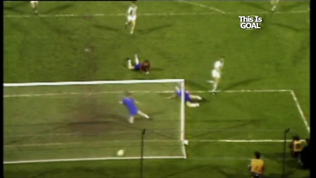 Goal! Hans Krankl. UEFA Cup Winners Cup. 1984/1985. Final. Everton FC - SK Rapid Wien