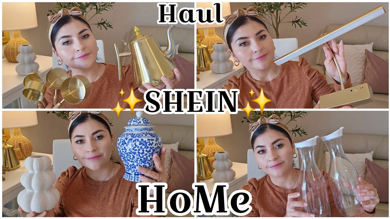 ✅️HAUL ✨️SHEIN HOME✨️ Decoración para MI HOGAR🏡  Super Económico/ Lámparas Jarrones #SHEINhome