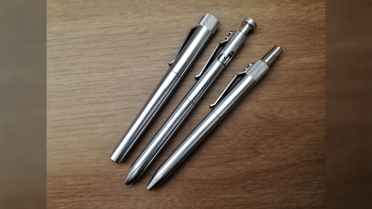Overview of Karas Kustoms Pens (Retrakt, Render K G2, The Bolt G2)