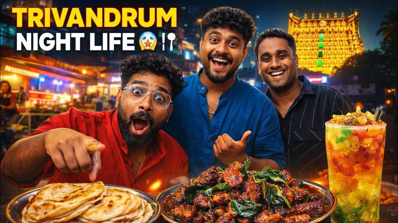 Late Night Food Hunt in Trivandrum 🌙 | Creamy Milky Garlic Chicken @PorottaHut  ​