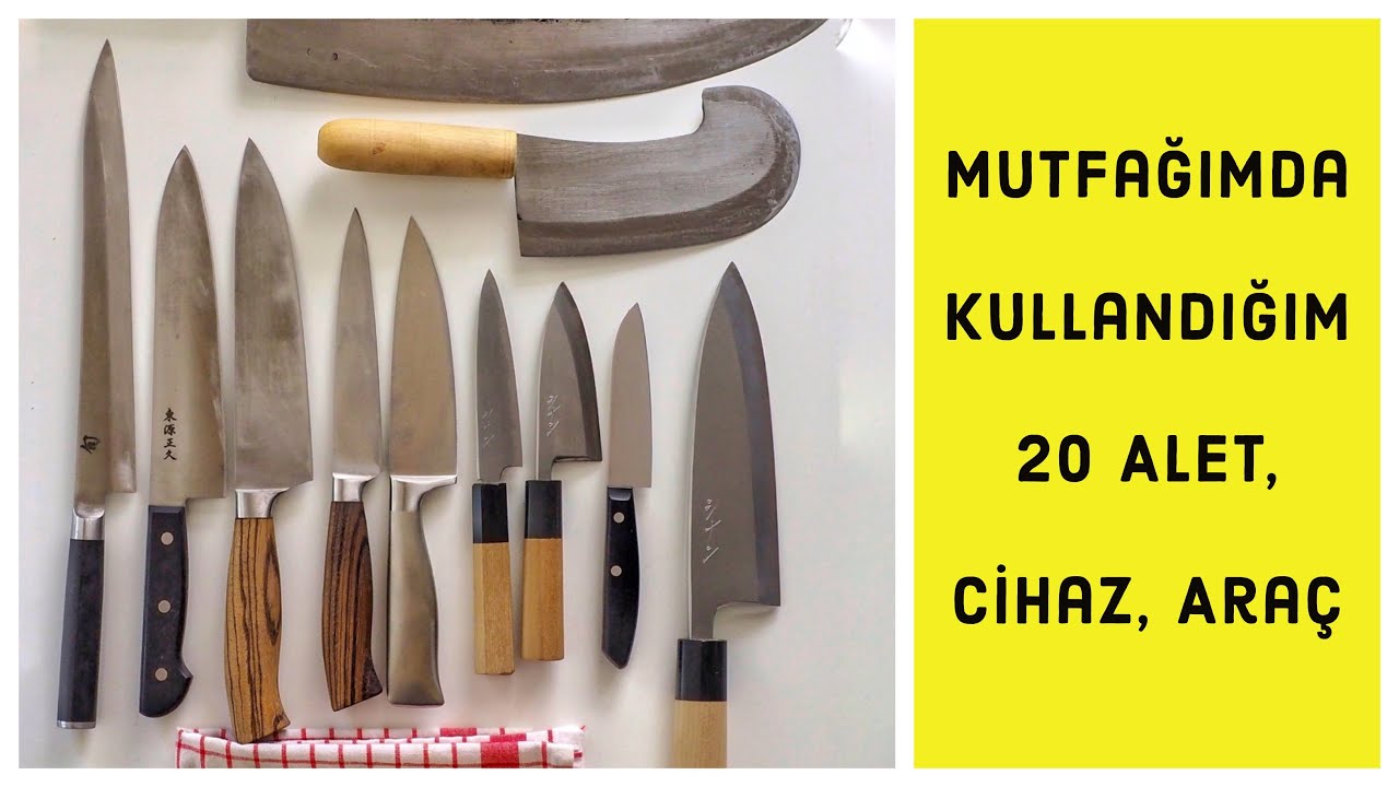 Mutfağımda Kullandığım 20 Alet, Cihaz, Araç