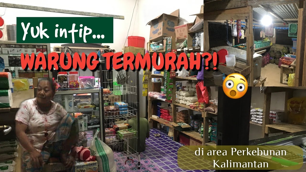 PERGI KE WARUNG SAYURAN DI MALAM HARI | coba liat harga bahan baku di pedalaman kalimantan!
