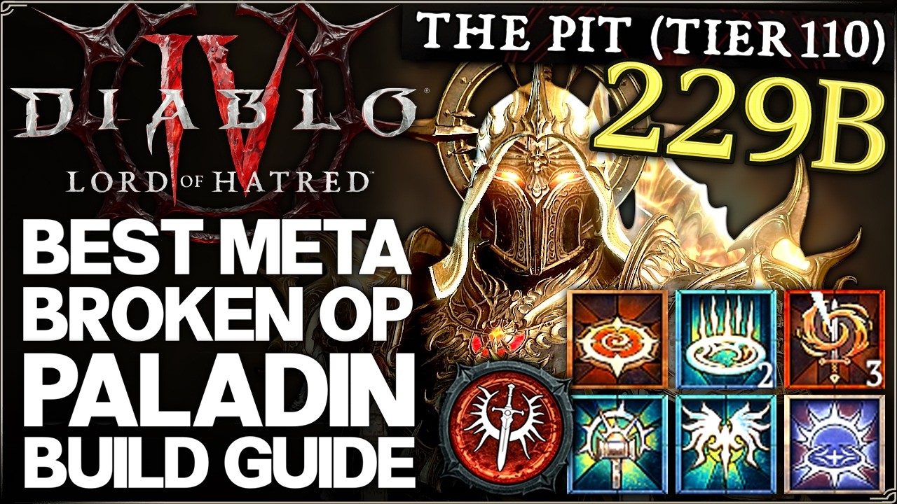 Diablo 4 - Новый лучший билд для паладина с 100 миллиардами урона в секунду - Идеальное прохожден...
