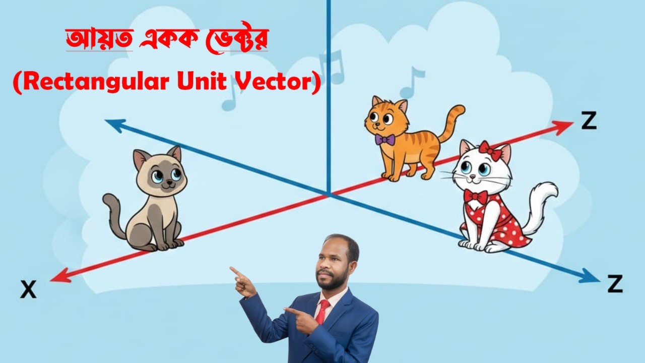 Lecture-09: আয়ত একক ভেক্টর (Rectangular Unit Vector)
