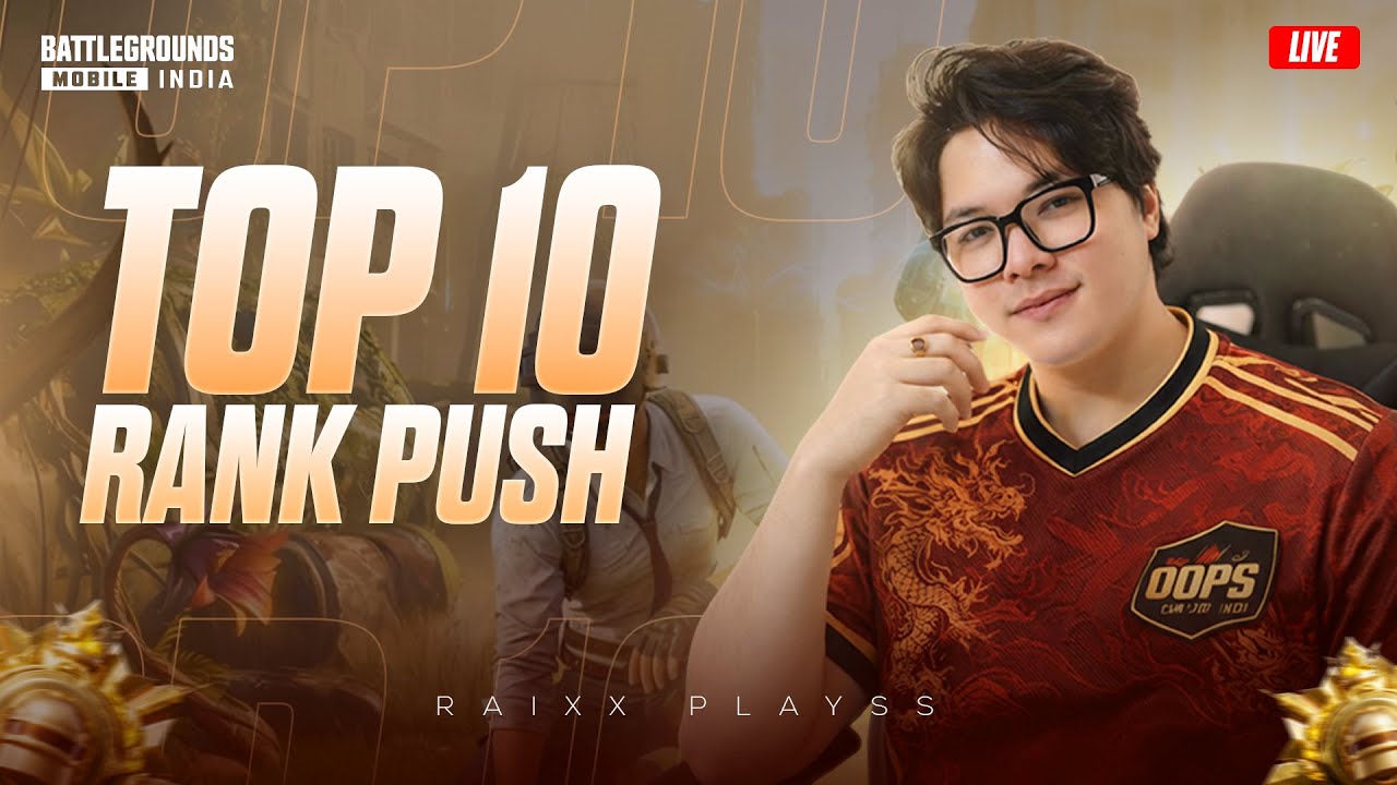 Top 10 CONQUEROR TODAY 🔥| READY FOR BGIS R3✅| BGMI RANK PUSH LIVE 💯#bgmi #bgmilive #shortslive