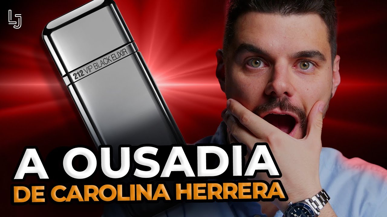 A CAROLINA HERRERA TEVE MUITA OUSADIA COM O NOVO PERFUME 212 VIP BLACK ELIXIR! TO GOSTANDO DISSO!