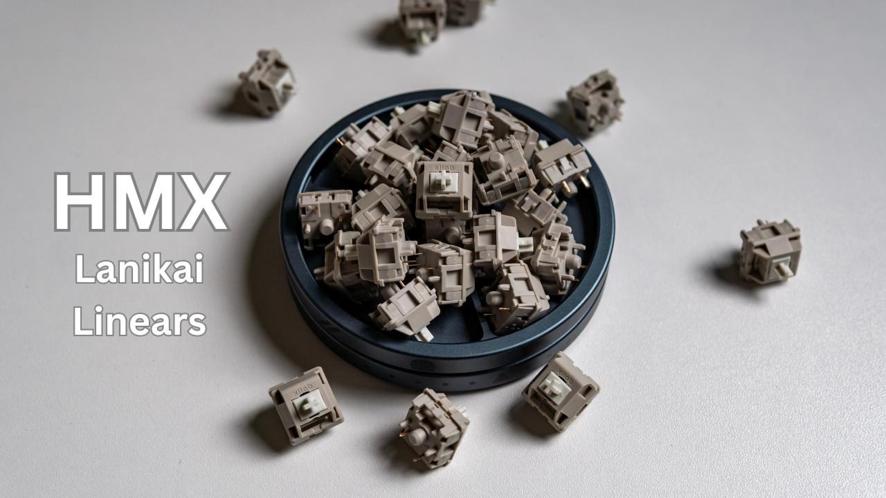 Cherry Scratch с переключателями HMX Clack? Линейные переключатели HMX Lanikai.
