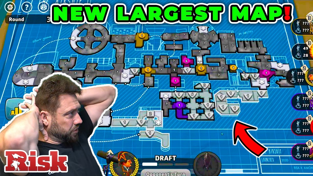 The New Largest Map in Risk is AMAZING!!!