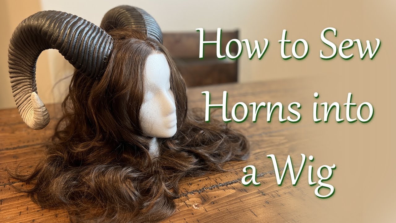 How to Sew Faun Horns into a Wig