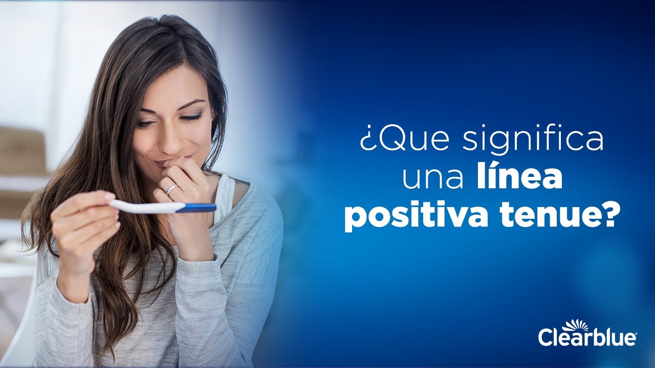 Significado de una l&iacute;nea tenue en una prueba de embarazo - Clearblue