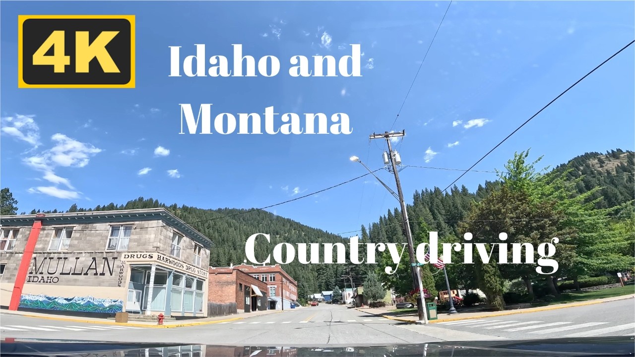 Idaho and Montana, USA 🇺🇸 4K Drive