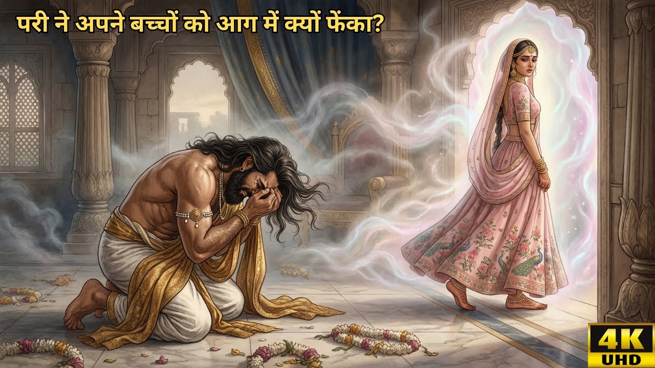 परी ने अपने बच्चों को आग में क्यों फेंका? 😱 | Raja Aur Pari Ki Kahani | Moral StoryUntitled Project