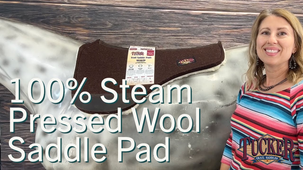 Tucker's 100% Steam Pressed Wool Saddle Pad
