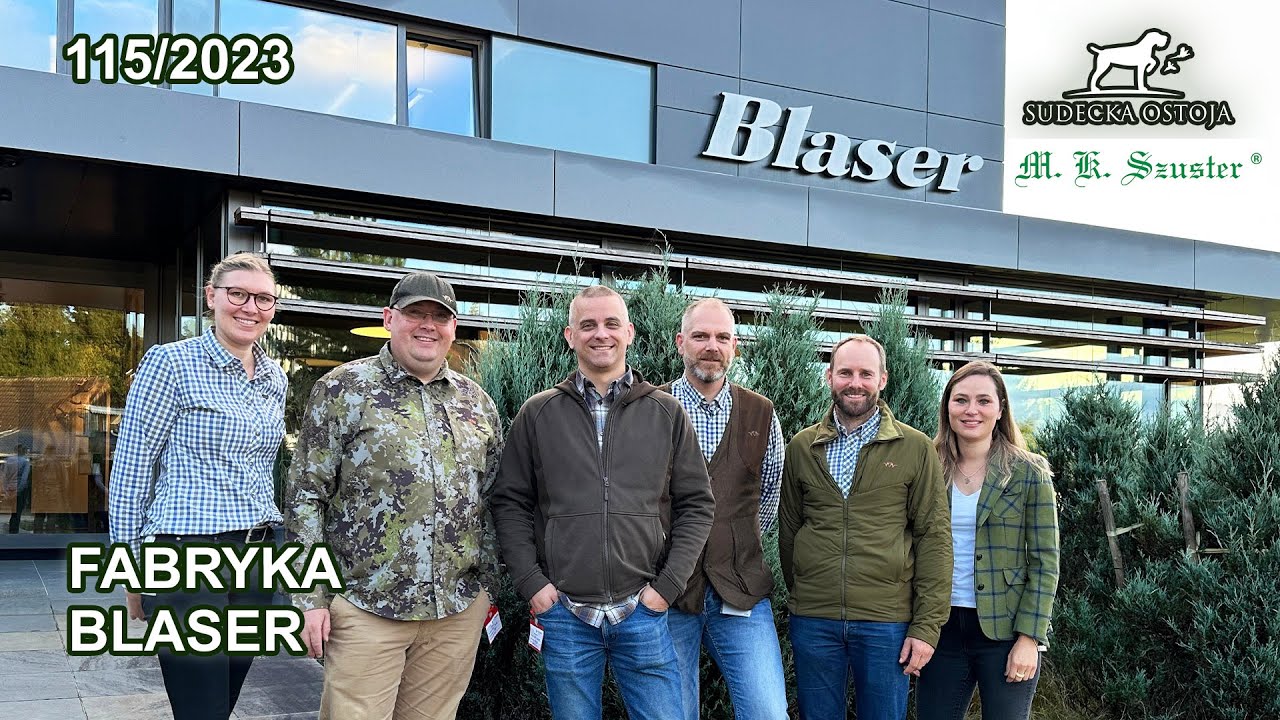 SUDECKA OSTOJA 115/2023 wyprawa do Niemiec - Fabryka Blasera - Blaser factory