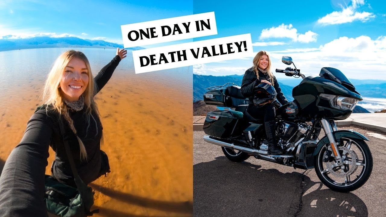 Solo Motorcycle Trip to DEATH VALLEY! (Dante's View, Lake Manly, Beatty, and more!)