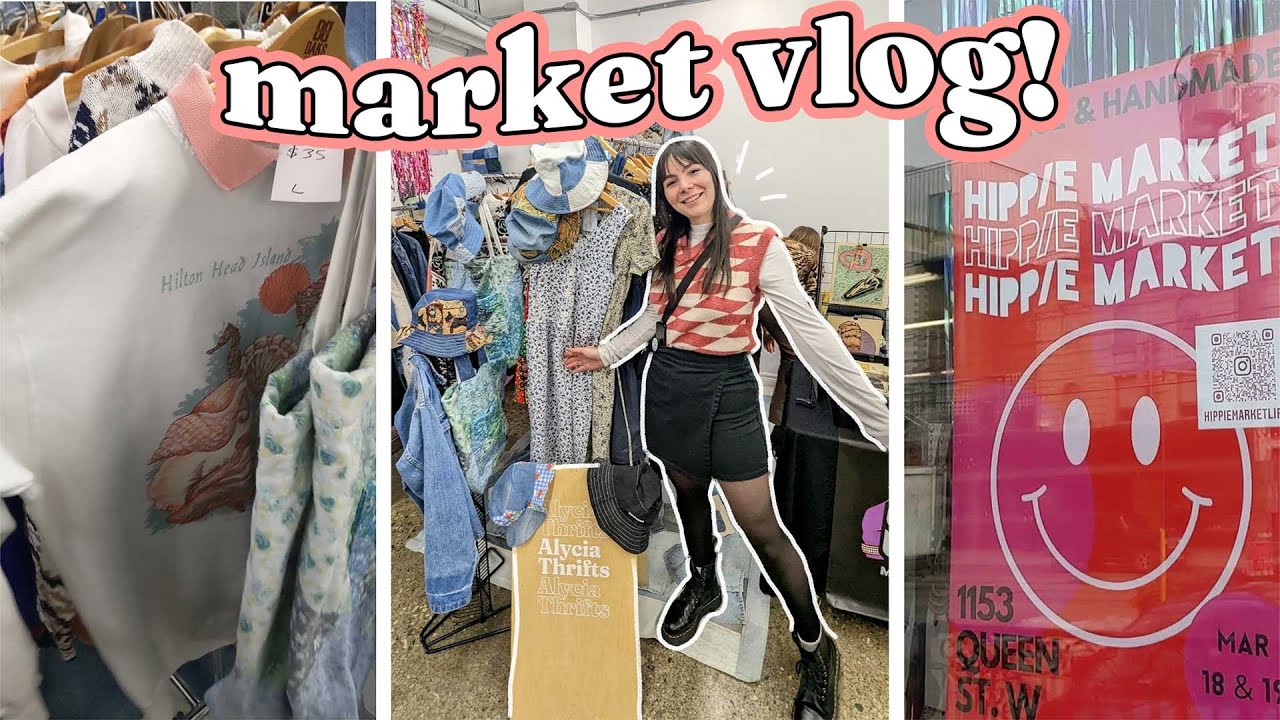 Market Vendor Vlog!! | Hippie Market Toronto