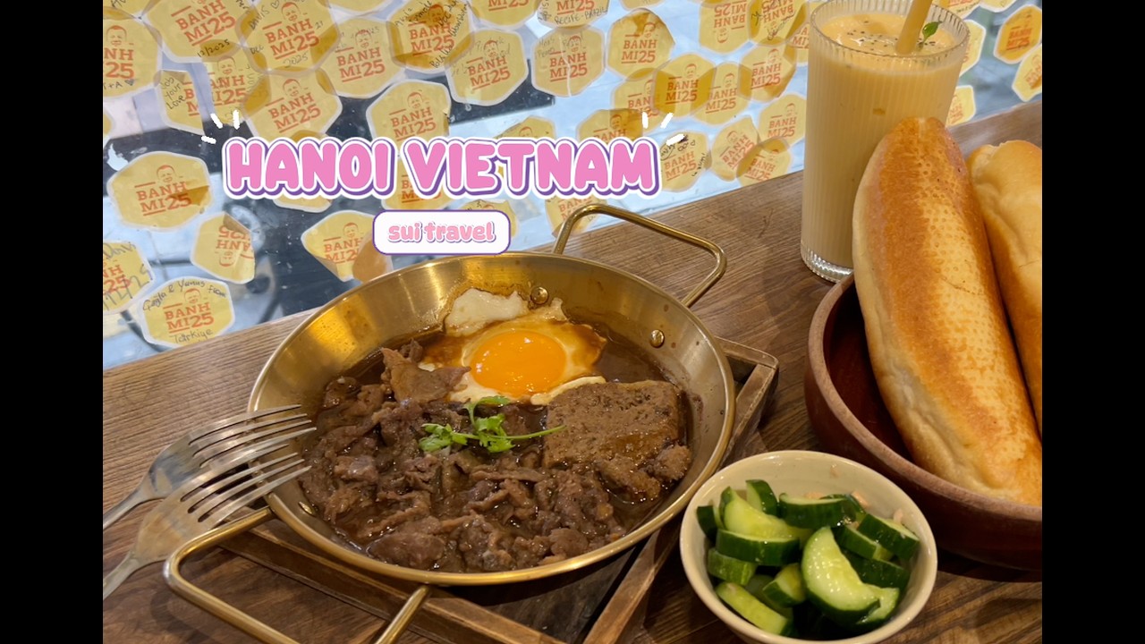 Hanoi Walking Vlog: Natural Japanese & English Subtitles| 26min Trip 🇻🇳