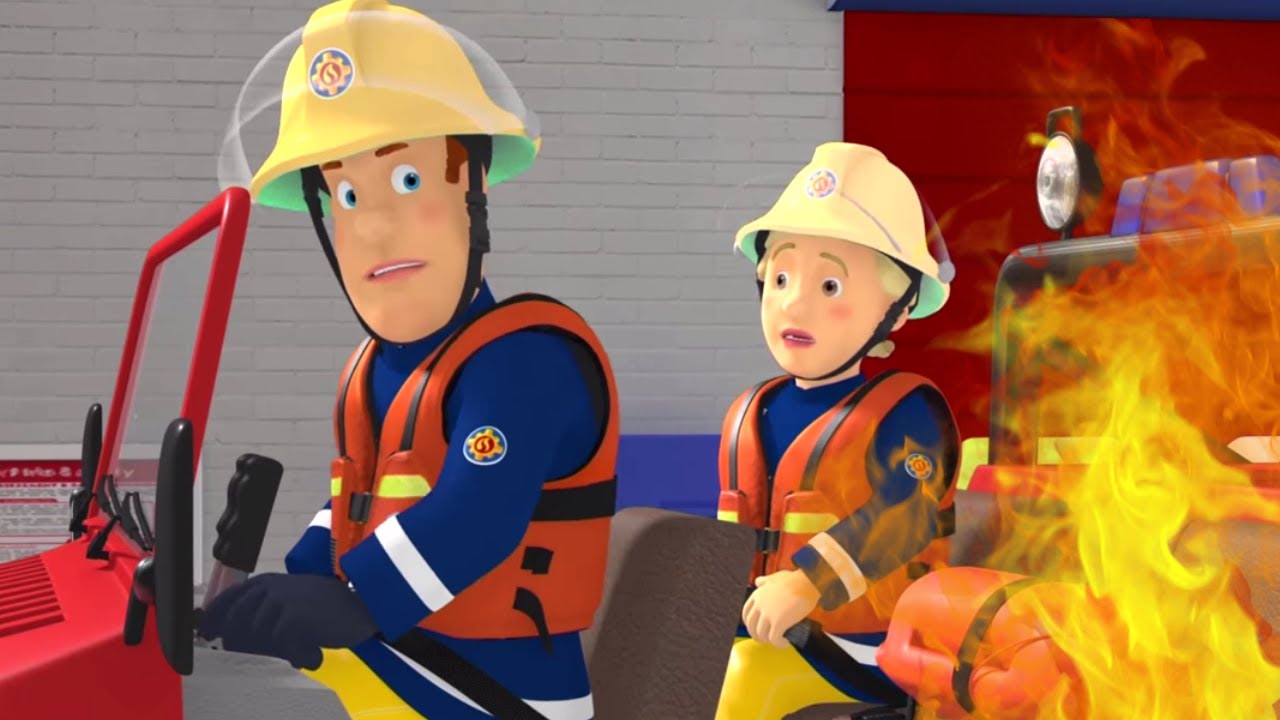 Pož&aacute;rn&iacute;k Sam nov&eacute; d&iacute;ly 🔥 Zastavte pož&aacute;ry - 1 hodina Sestaven&iacute; 🚒🔥Karikatura Pro Děti