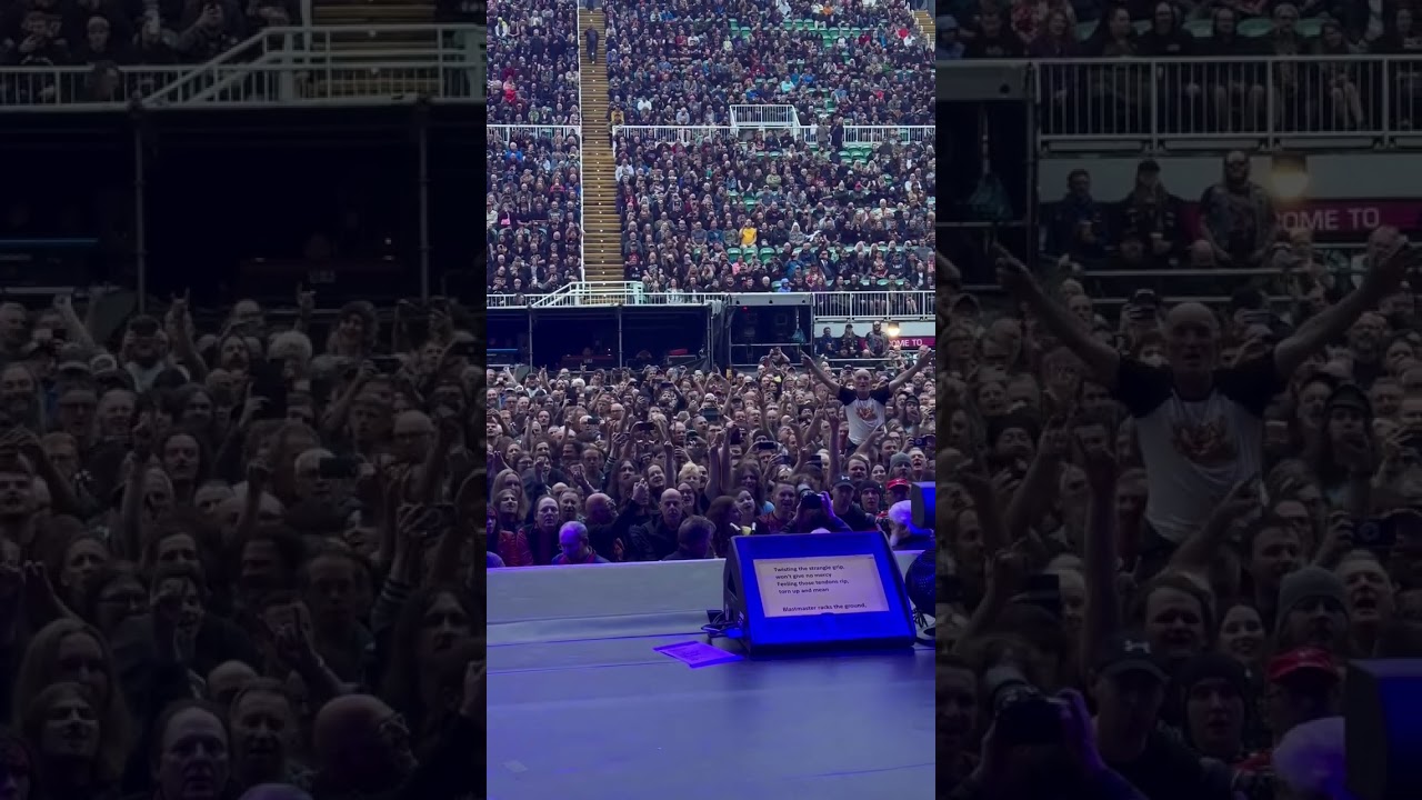 Judas Priest: War Pigs Intro - crowd singing tribute to Ozzy Osbourne