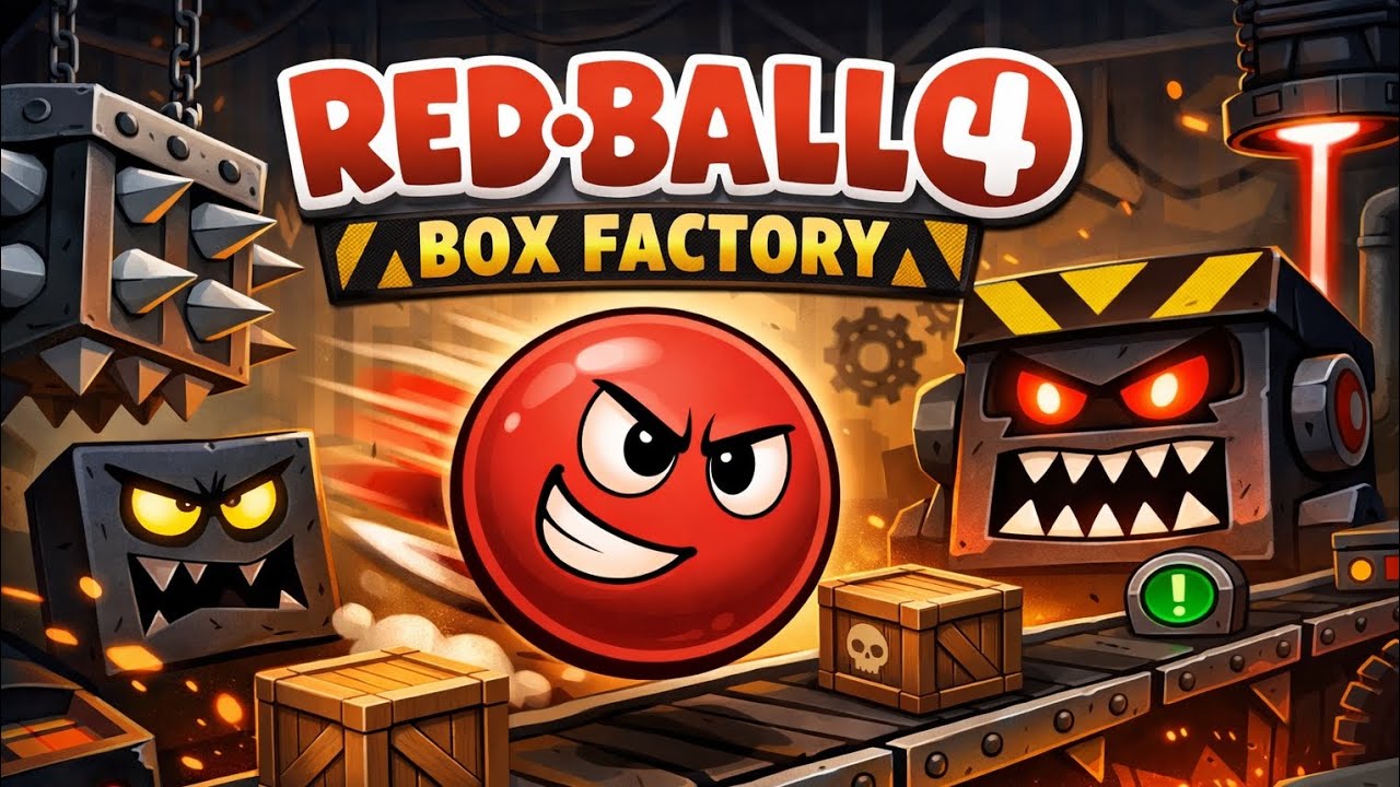 Red Ball 4 (Box Factory) All Levels 31 To 45