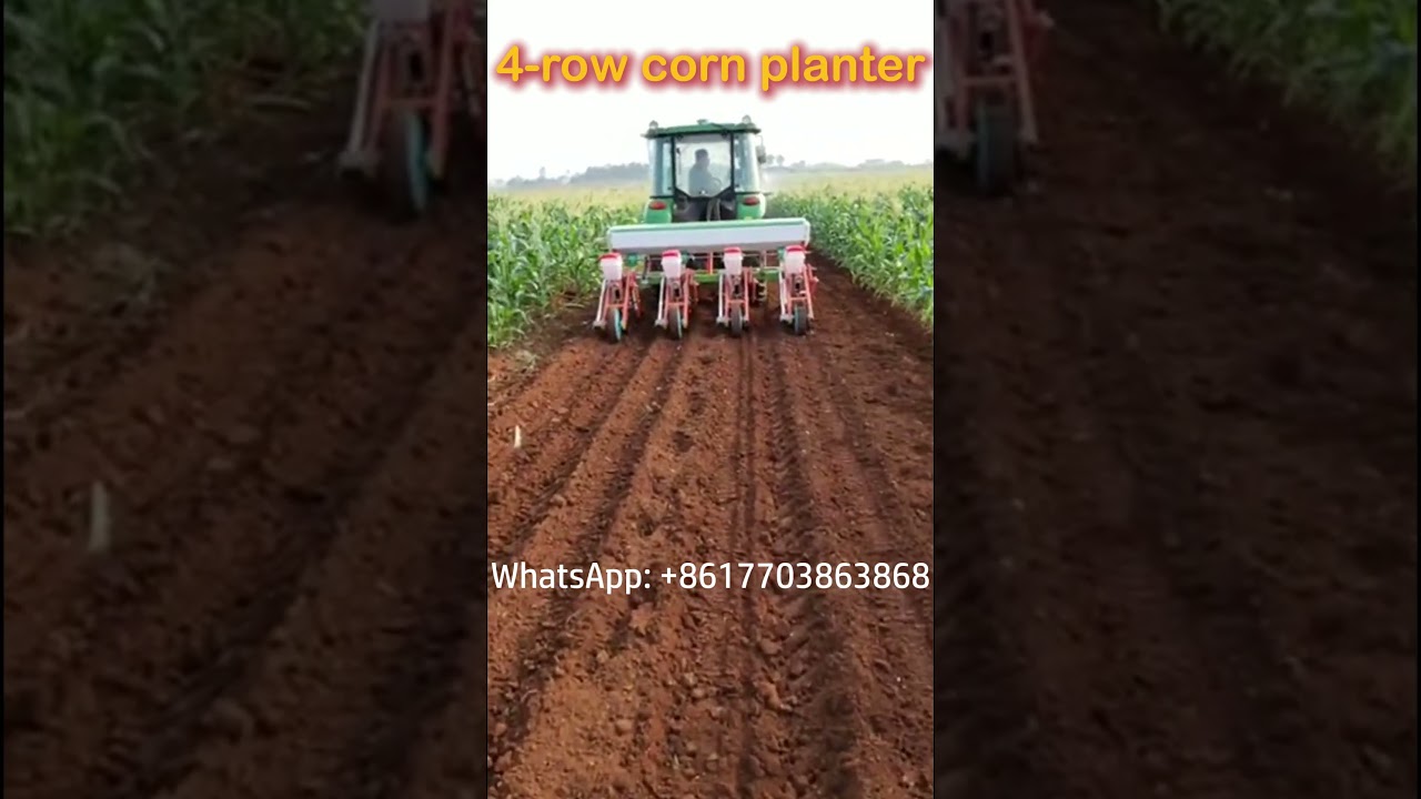 🔥 Best-Selling 4 Row Corn Planter | Sows & Fertilizes at Once! 