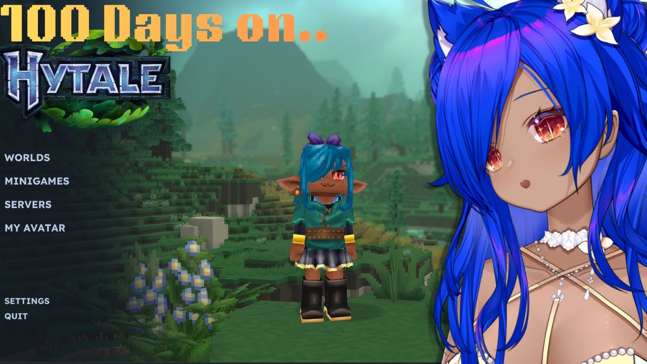 Spending 100 days in Hytale ( Stream 1)