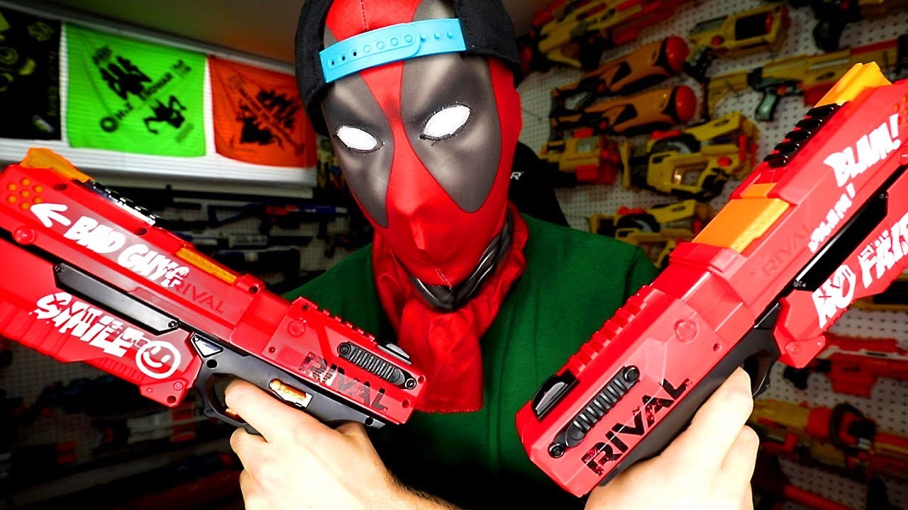 Бластеры NERF GUN GAME RIVAL EDITION!