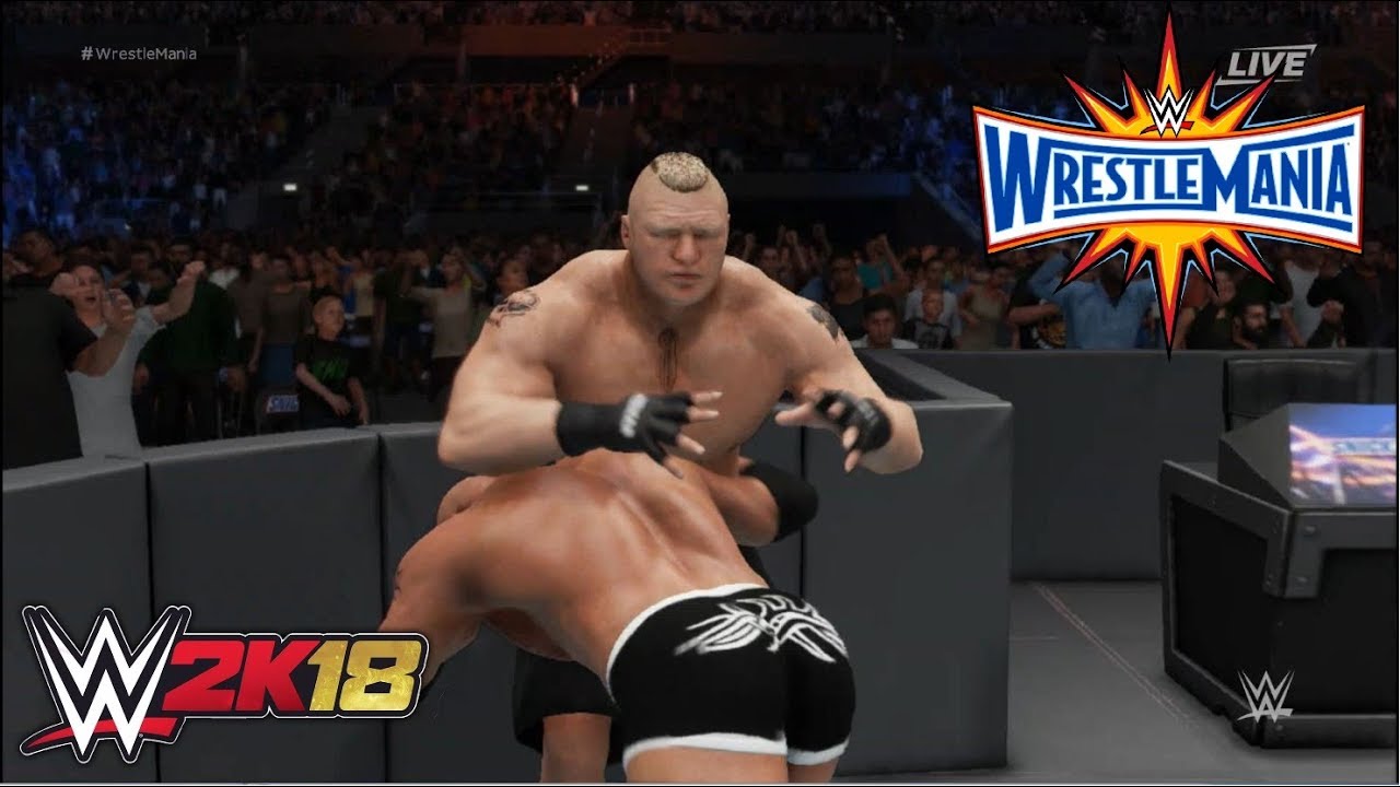 WWE 2K18 - Goldberg vs. Brock Lesnar: Universal Championship | Wrestlemania 33