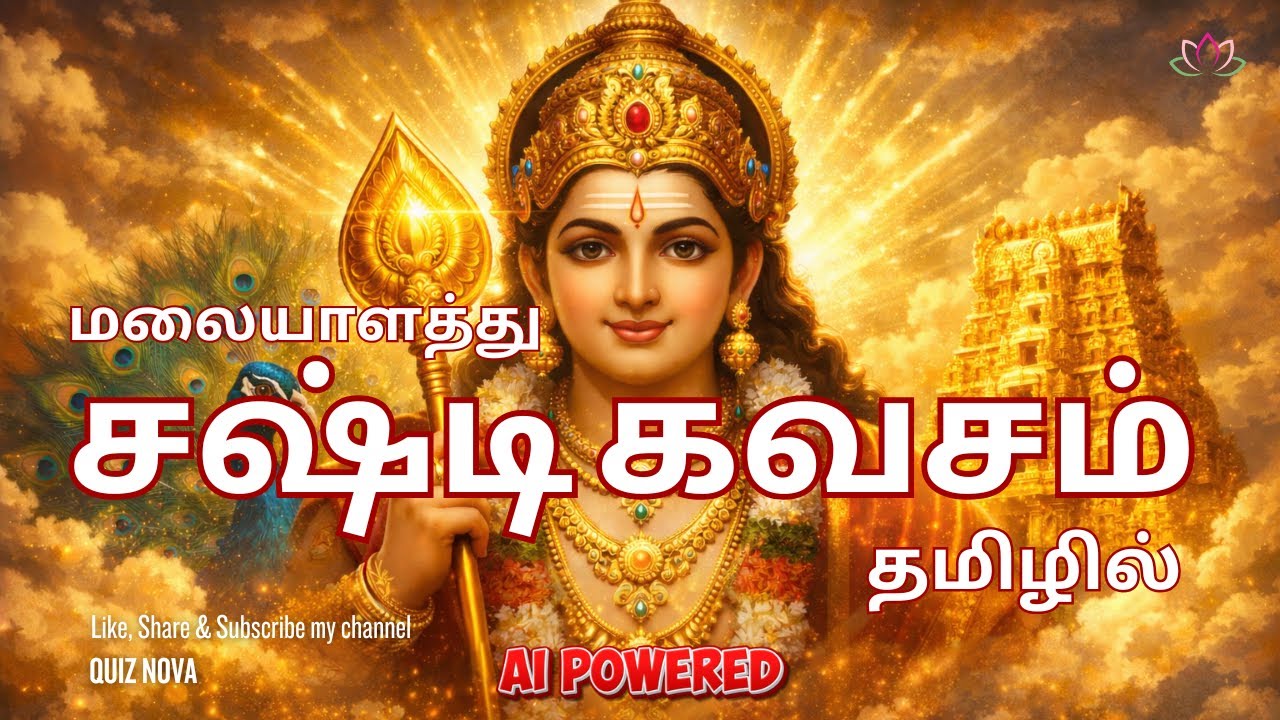 மலையாளத்து சஷ்டி கவசம் | சக்திவாய்ந்த முருகன் கவசம் | கேட்கும் போதே அருள் #sastikavasam #murugansong