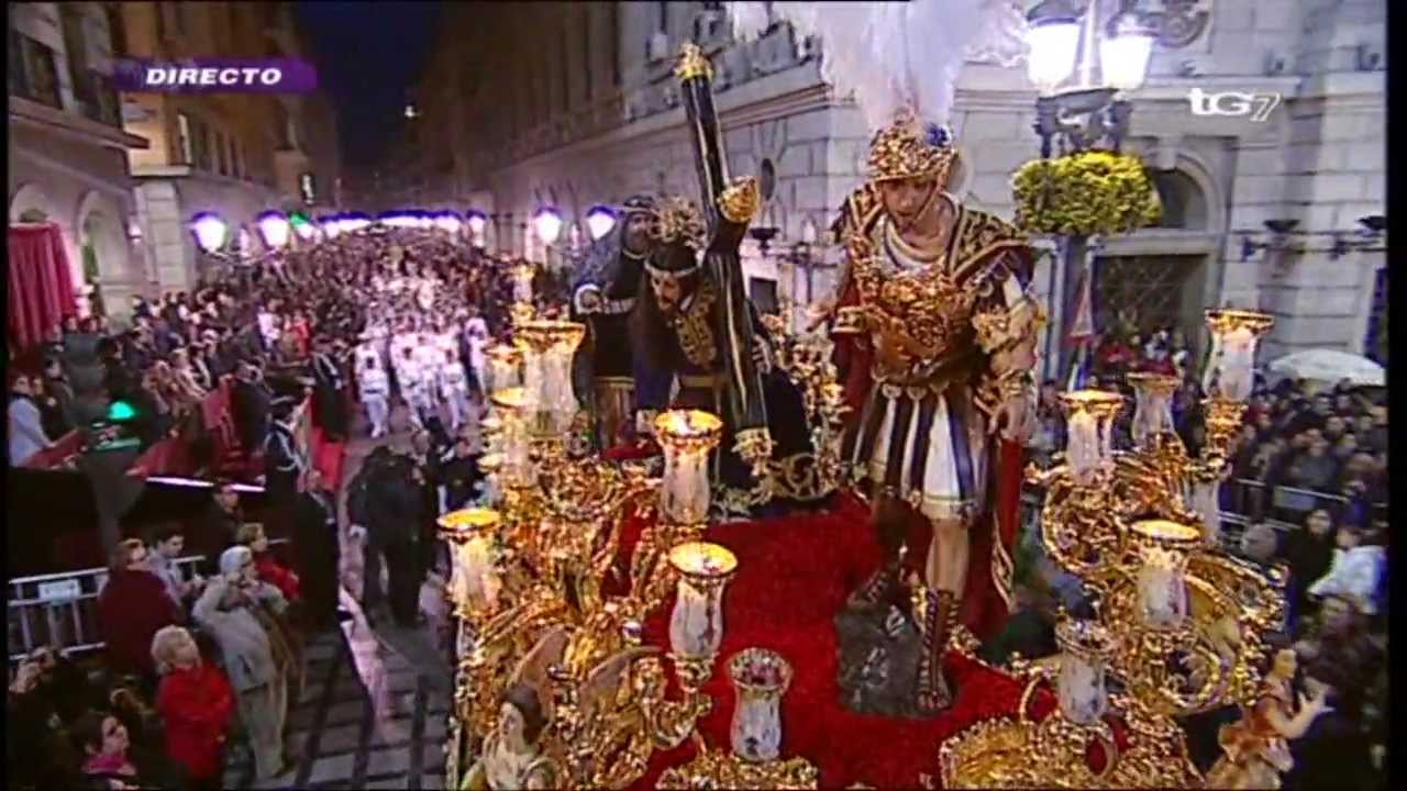 Tres Caídas en Ganivet. Semana Santa Granada 2012.