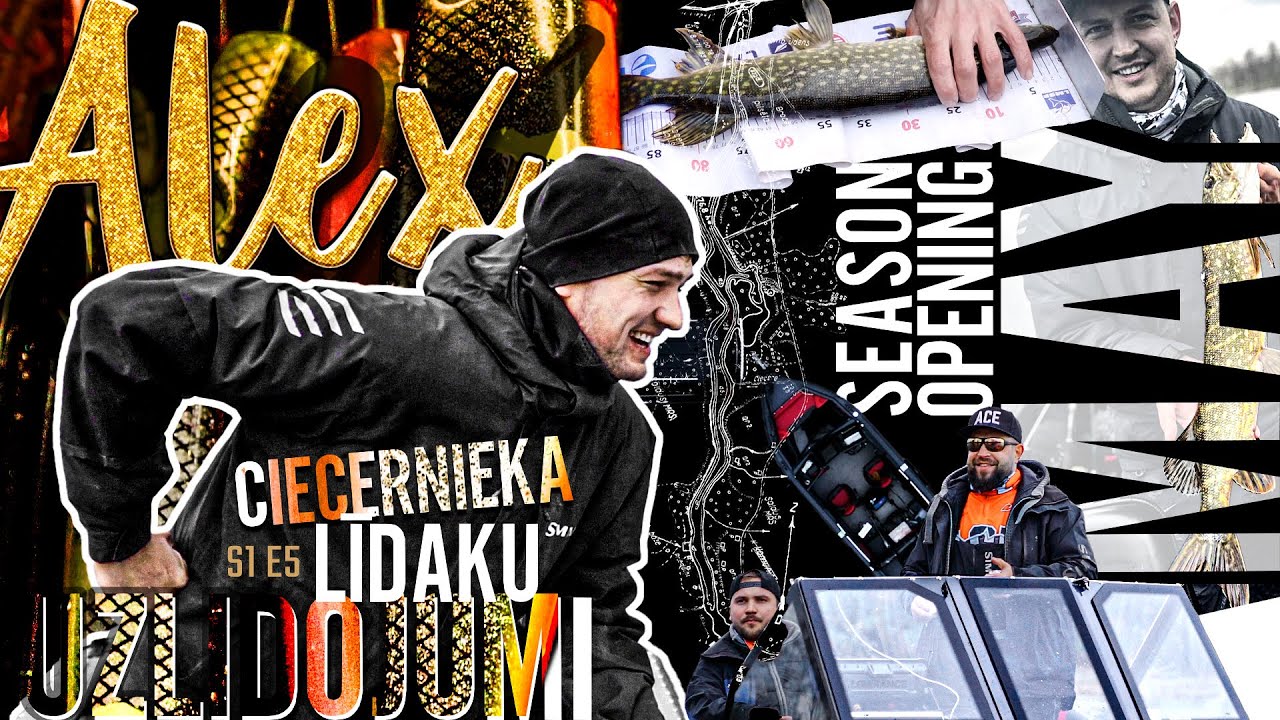 Alex Crazy Fisherman - S1:E5 - 1.maijs spiningošanas sezonas atklāšana (ENG Captions)