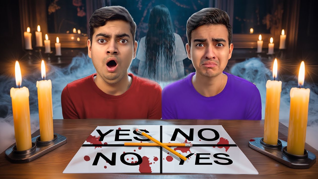 Charlie Charlie Ghost Game at 12:00 AM | Ghar Me Atma Agyi | Haunted Challenge