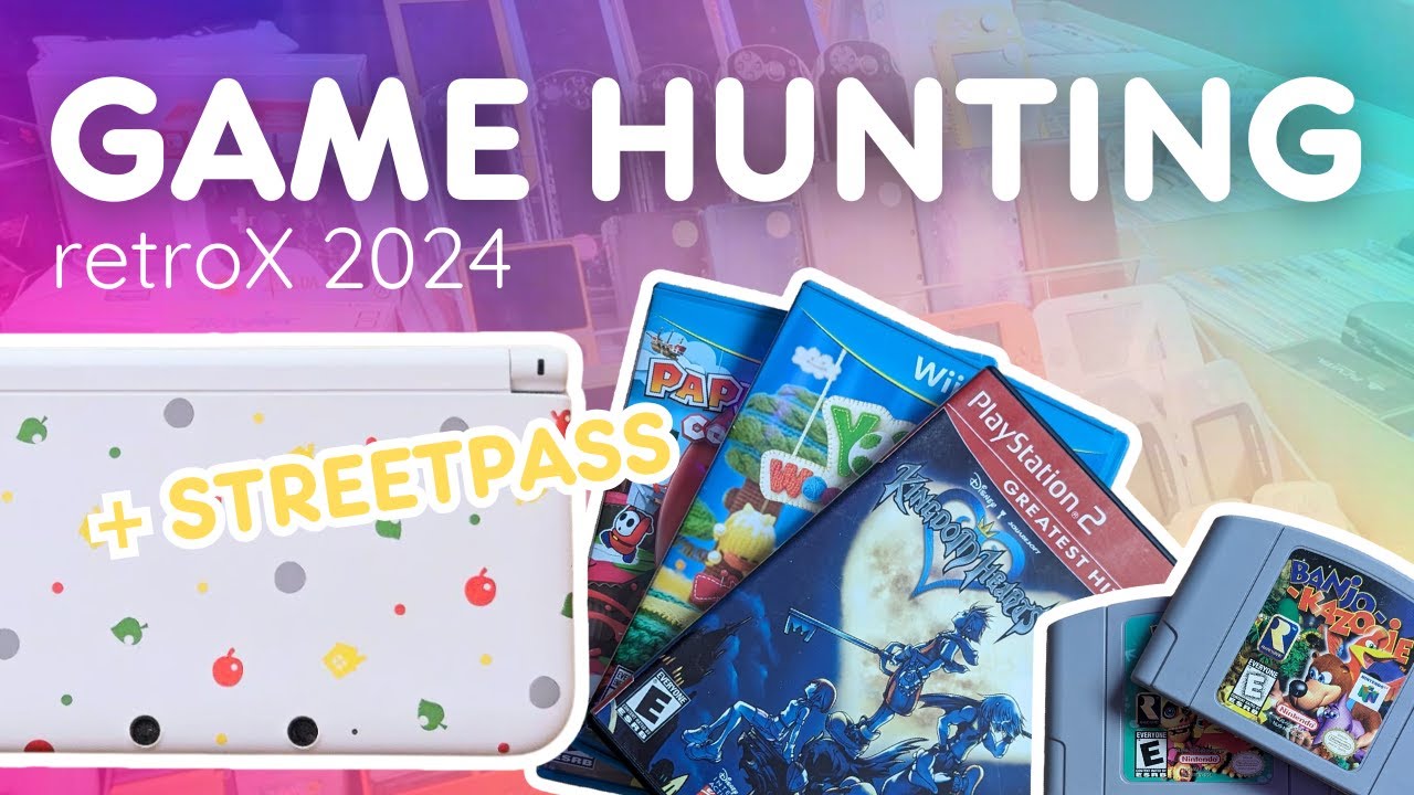 Game Hunting at RetroX - Toy and Game Convention 🎮🛍️