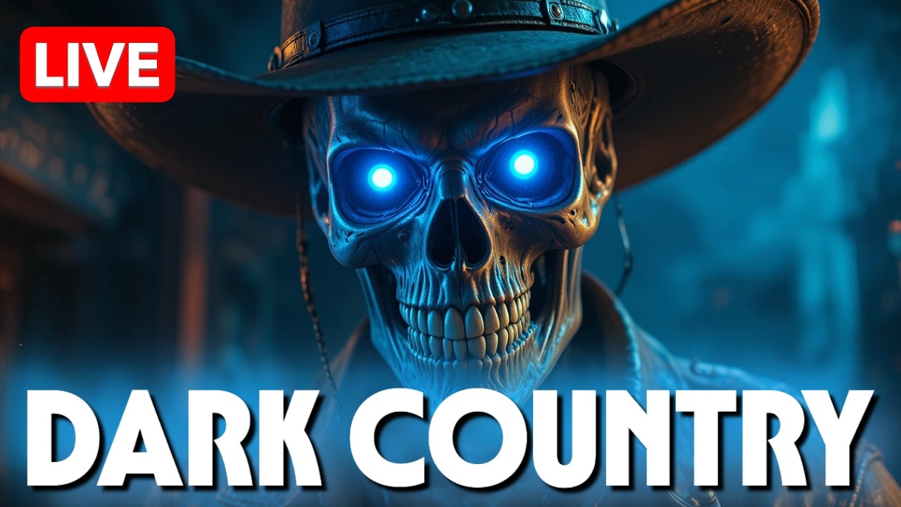🔥 LIVE Dark Country Music 24/7 – ⚡ From Lonely Roads to Dark Country Dreams