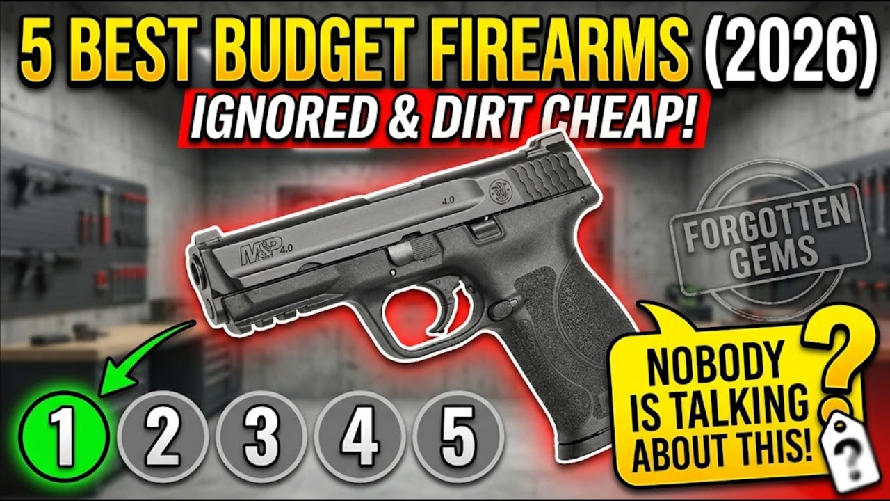 Top 5 Best Budget Firearms of 2026 That Nobody is