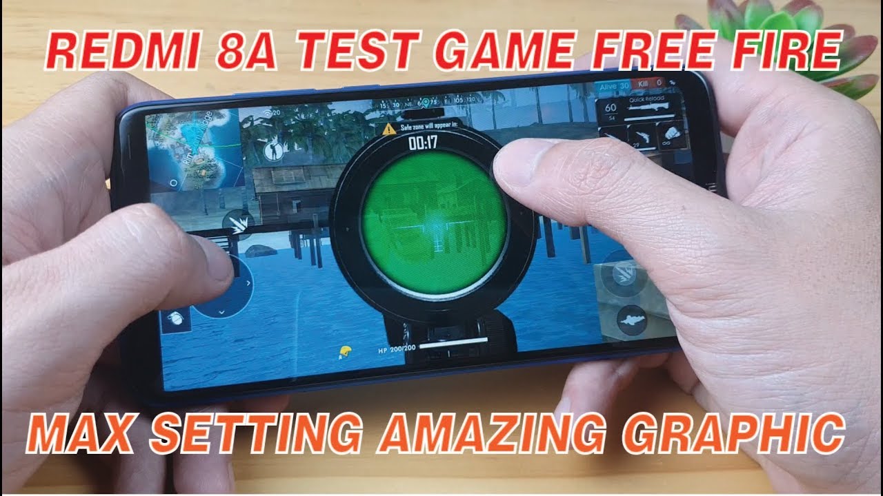 Xiaomi Redmi 8A Test Gaming FreeFire |  Snapdragon 439
