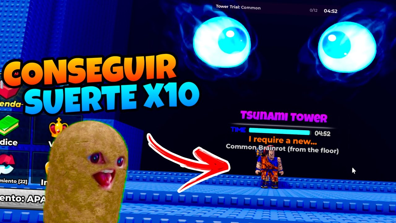 Como Tener SUERTE X10 Muy RAPIDO 😱 Escape Tsunami por Brainrots ROBLOX
