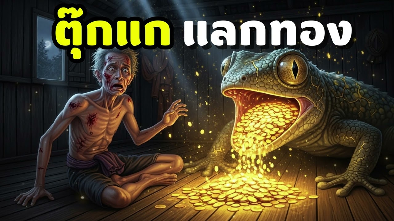 นิทานเรื่อง : ตุ๊กแกแลกทอง | คลังนิทาน #นิทานก่อนนอน #นิทานสอนใจ