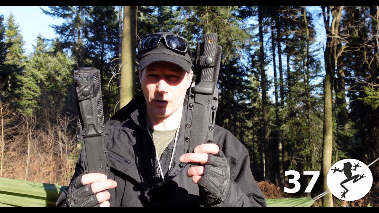 Poszukiwania źródełka, Gerber Strongarm vs Cold Steel SRK i.. nowy hamak. Vlog 🐸 37