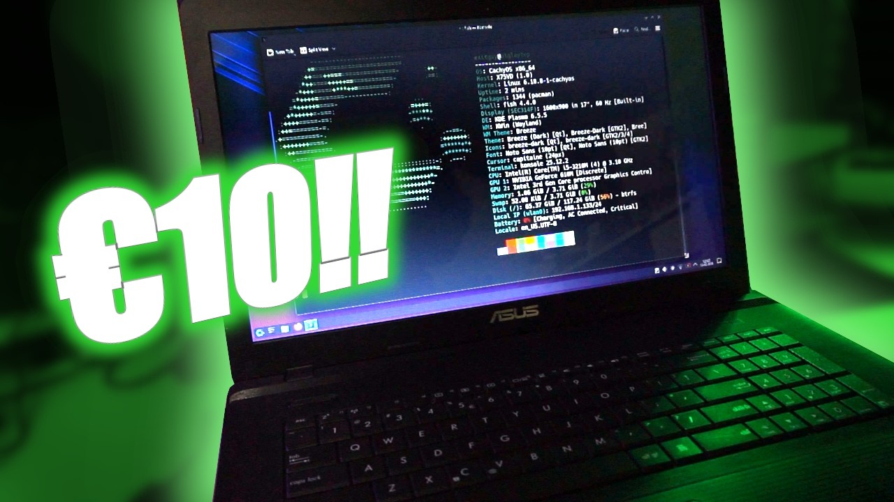 I bought a laptop for just €10! How bad is it? ASUS X75V in 2026