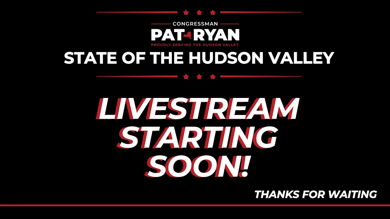 Congressman Pat Ryan Delivers First Annual State of the Hudson Valley Address 2026