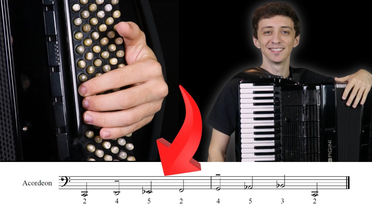 Como fazer as ESCALAS MENORES nos BAIXOS do ACORDEON?